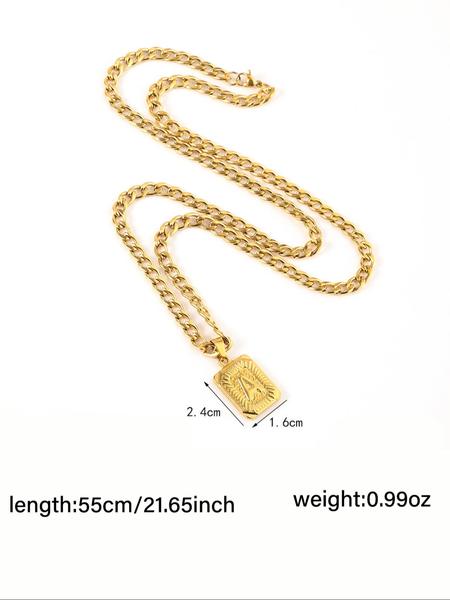 Unisex Street Trend 26 Letter Pendant Necklace, Trendy All-match Pendant Necklace, Initial Letter Necklace, Fashionable Jewelry As Birthday Gift for Friends