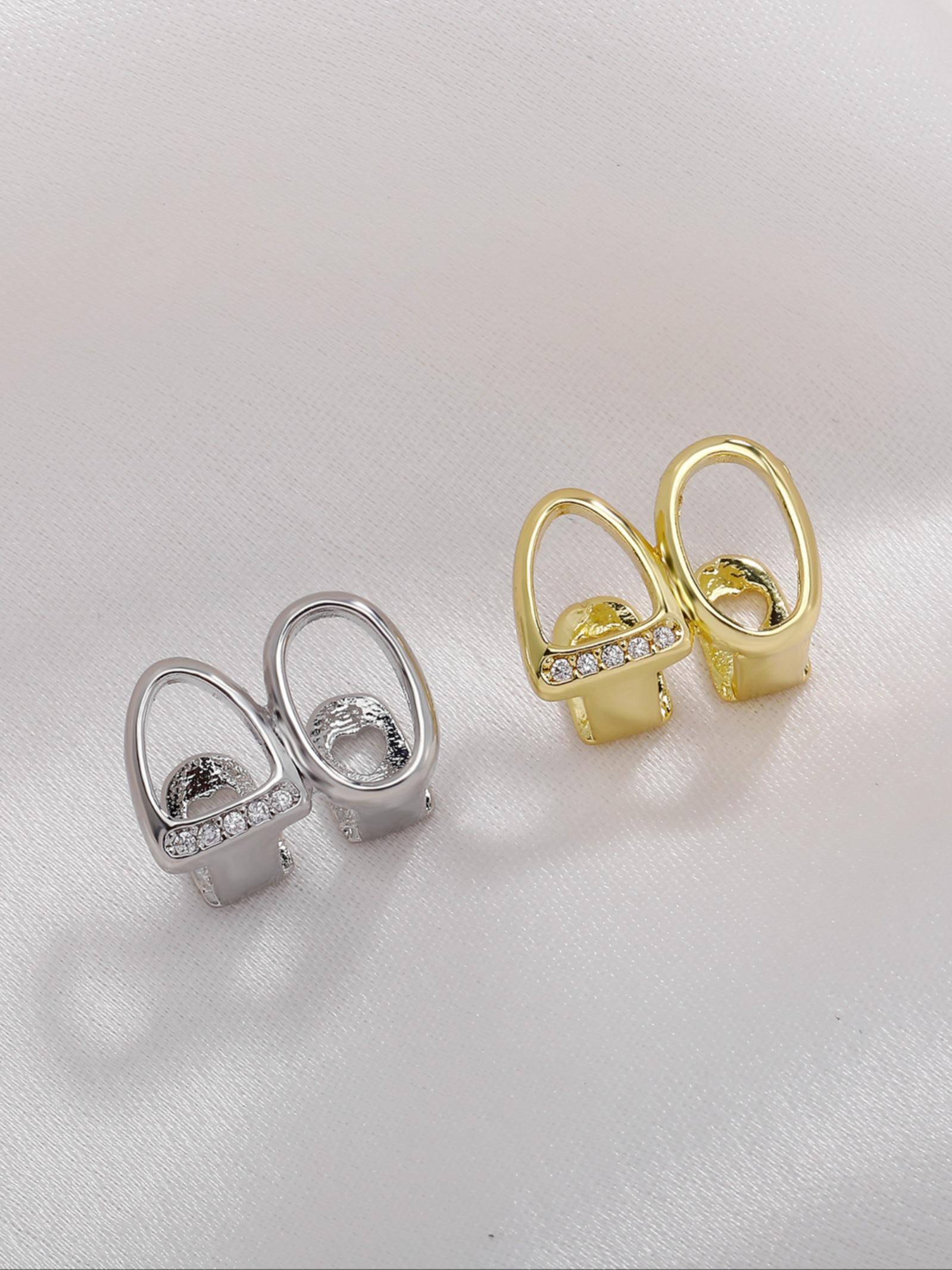 CRUSH CR 18K Gold Plated Open Face Dual Tooth Grillz, Gold/Silver Options Perfect for Y2K Aesthetic Outfits, Brunch Dates Daily Commutes,  Music Festivals, Club Nights TikTok Photoshoots,  Galentine’s Birthday Gift Lightweight Comfortable for All-Day Wear