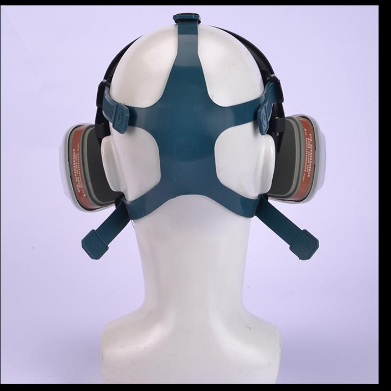 High-End Reusable Full Face Dustproof Gasproof Mask with Dual Filters, 17in1/19in1, Dustproof, Toxic Protection, Ideal for Painting, Woodworking, DIY