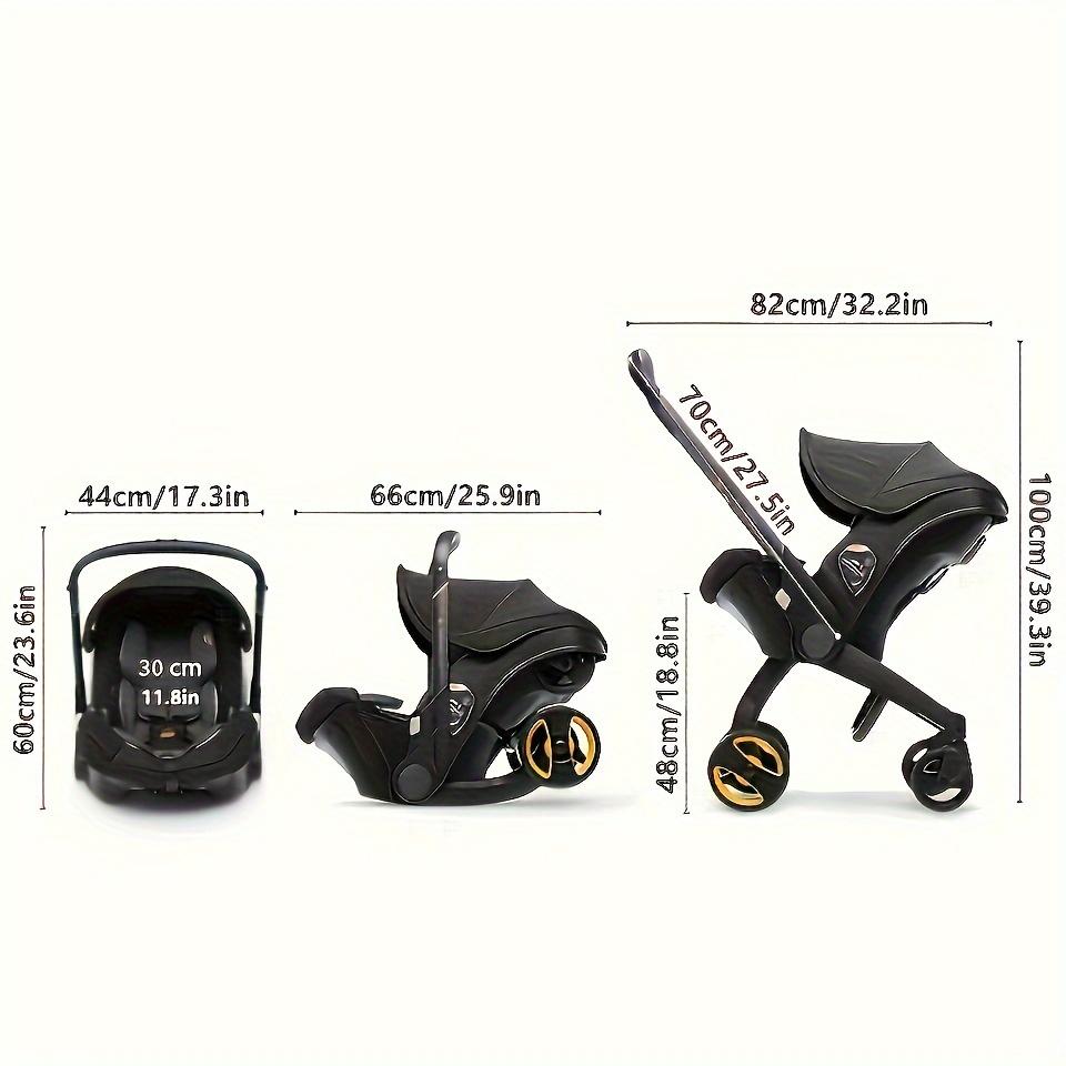 BRODARK Baby stroller Multi-functional high landscape folding light mall supermarket outdoor baby stroller 3 In 1 Stroller, High & Quality & Lightweight Travel Stroller For Babies Adjustable Bassinet