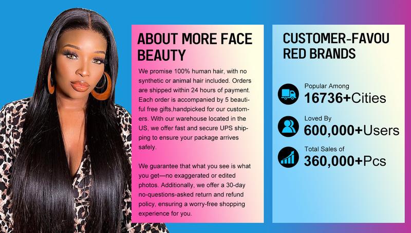 Moreface Beauty Water Wae Pre-Bleached Knots Wig Human Hair Lace Frontal Wigs Natural Color Deep Wave Wig Transparent Lace Frontal Human Hair Wigs Kinky Curly Lace Front Wig