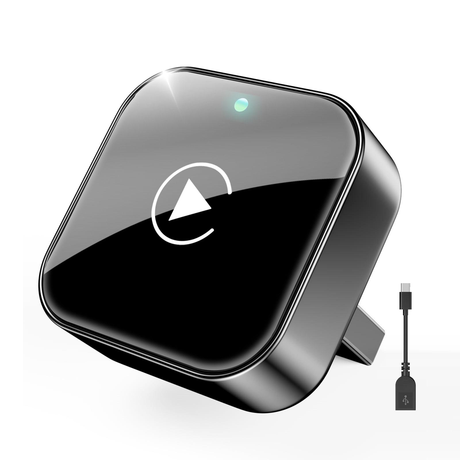 2026 Upgraded Wireless Carplay Adapter, Portable In-Car Display, 2-In-1 Wireless Carplay & Android Auto, Mini USB Design, Plug & Play