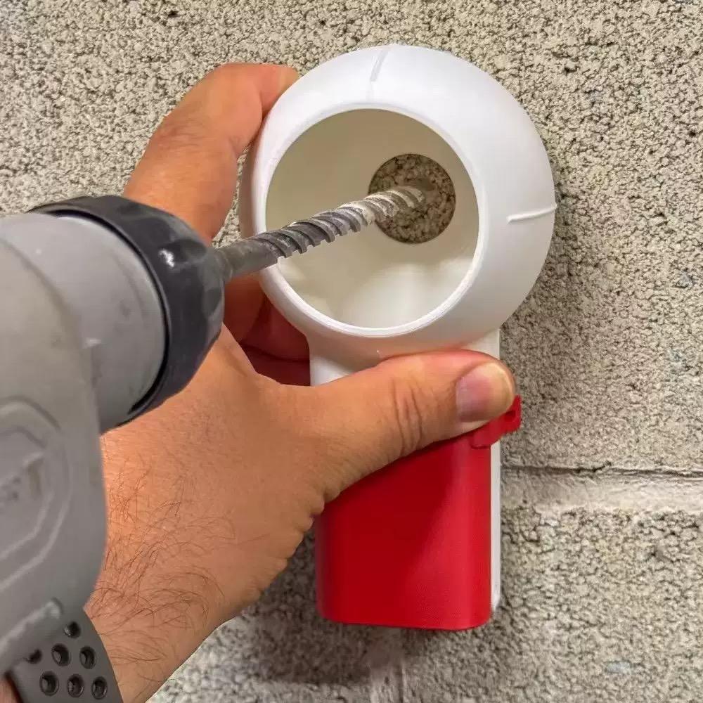 Drill Dust Collector Box, Drill Shavings Collector and Guide, Hole Drilling Dust Collection Bottle Version, Dust Colector