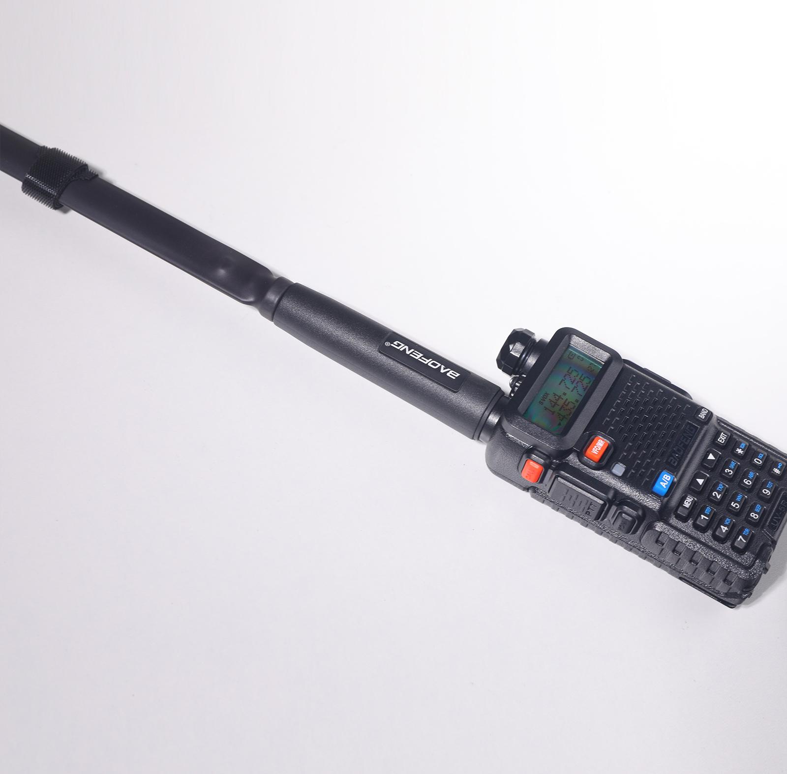【2025 Newest】BAOFENG Upgraded Ham Radio Antenna 18.89" Foldable High Gain |Boost VHF/UHF Signal Multi-Compatible for Baofeng Walkie Talkie UV-5R/5RH/5RM/K5PLUS/AR-152 Audio Products