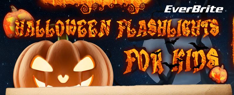 #JumpstartSale EverBrite Halloween Flashlights 4-Pack Halloween Gifts, Small LED Flash Light Handheld Torch with Lanyard 12AAA Battery Included, Mixed Color