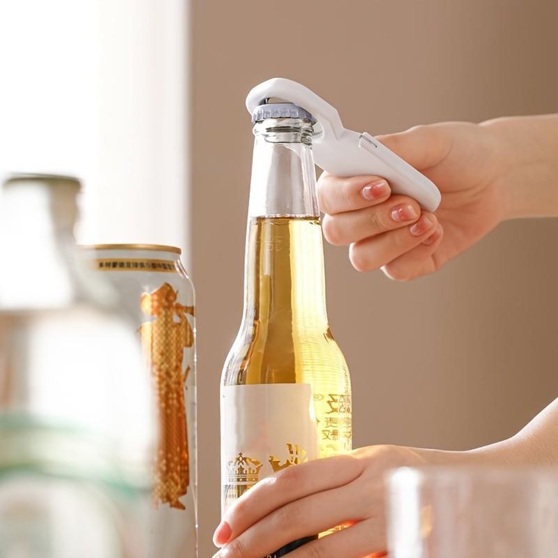 Magnetic Bottle Opener, 3-In-1 Can Opener, Home Use Beer & Beverage Can Opener, Easy-To-Use Magnetic Design, Perfect for Daily Convenience