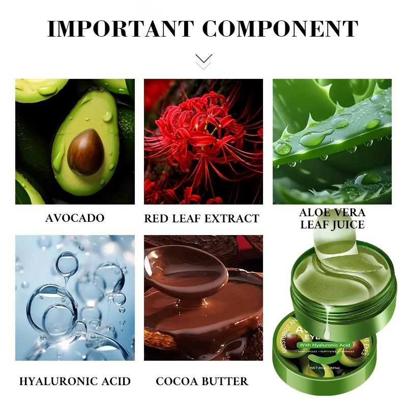 Under Eye Patches for Puffy Eyes and Dark Circles –80g Aloe Vera Under Eye Mask with Pure Natural Extracts to Combat Puffiness, Fine Lines, Wrinkles, and Bags eye moisturizer Moisturizing Radiant Nourishing Repair