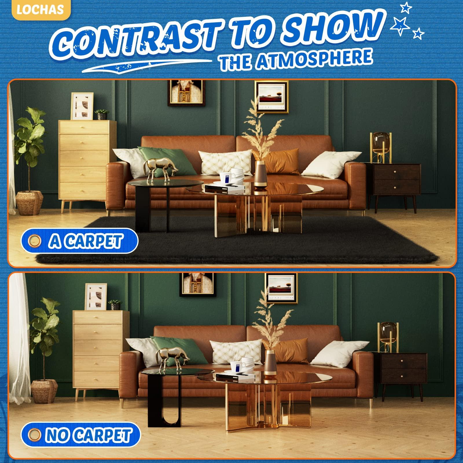 LOCHAS Ultra Soft Indoor Modern Area Rugs Fluffy Living Room Carpets for Children Bedroom Home Decor Nursery Rug Non-slip, Anti-skid,Gifts for friends LOCHAS Ultra Soft Indoor Modern Area Rugs Fluffy Living Room Carpets for Children Bedroom Home Decor Nursery Rug Non-slip, Anti-skid,Gifts for friends