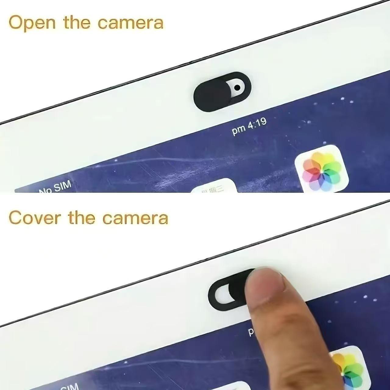 Camera cover, front camera cover, shutter slider, adhesive laptop camera cover and phone lens protection sticker, anti peeping, privacy screen protector, suitable for smartphones, laptops, and PCs, technical accessories
