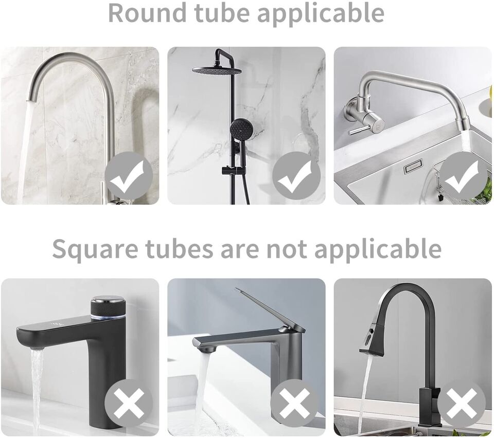 Kitchen Sink Caddy Organizer Over Faucet Sponge Holder, Stainless Steel Heavy Duty Thickening Hanging Faucet Drain Rack for Scrubbers, Soap, Bathroom, Detachable No Suction Cup or Magnet