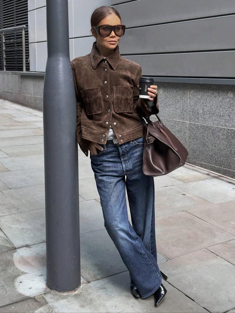 New Fall Winter Fashion Jacket Coat, Loose Fit, Street Style Women's Outerwear, Trendy Casual Wear, Comfortable and Stylish