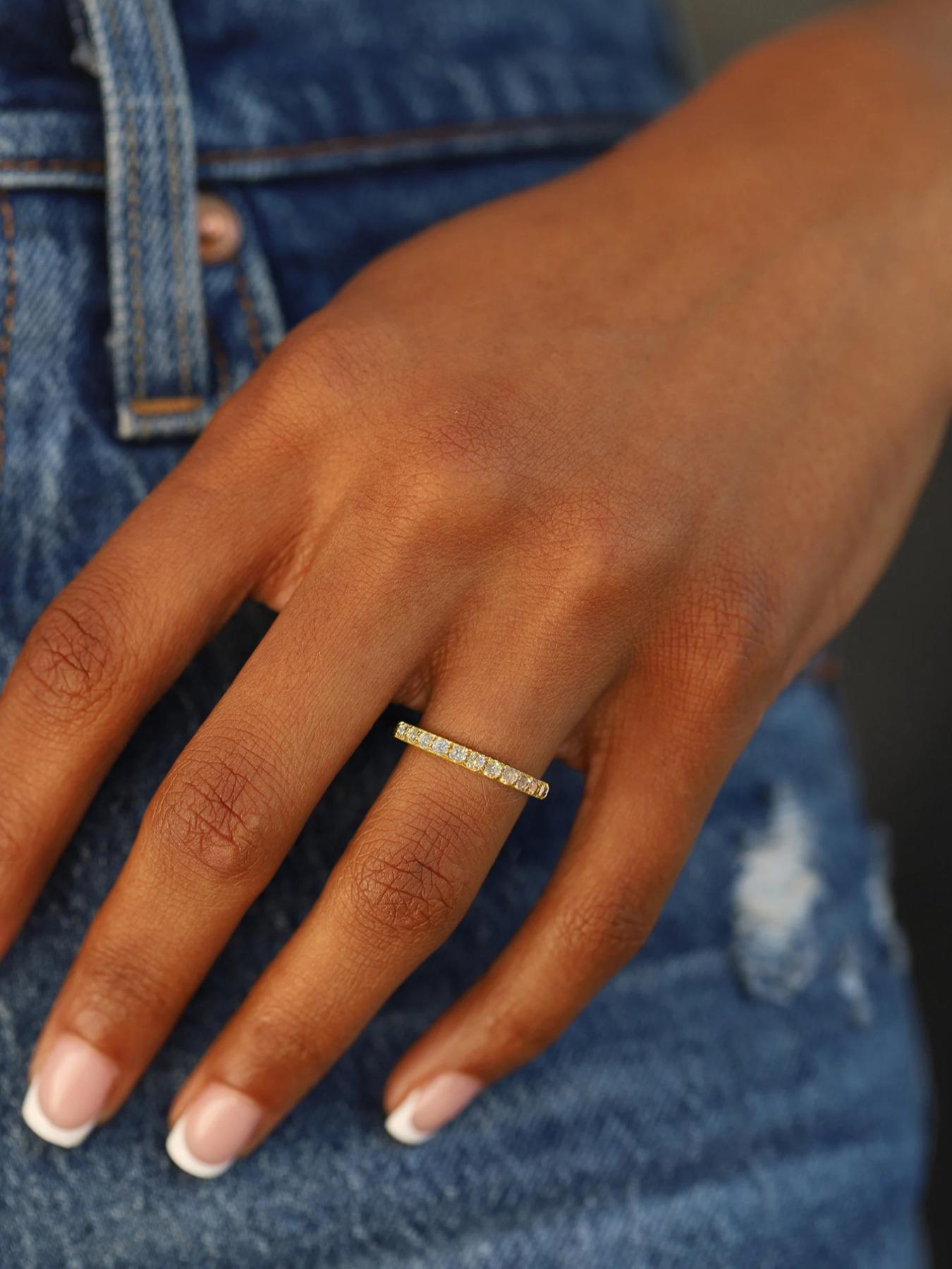 S925 Sterling Silver Synthetic Moissanite Engagement Ring, Fashionable Engagement Ring for Women, Trendy All-match & Exquisite Jewelry for Birthday Gift