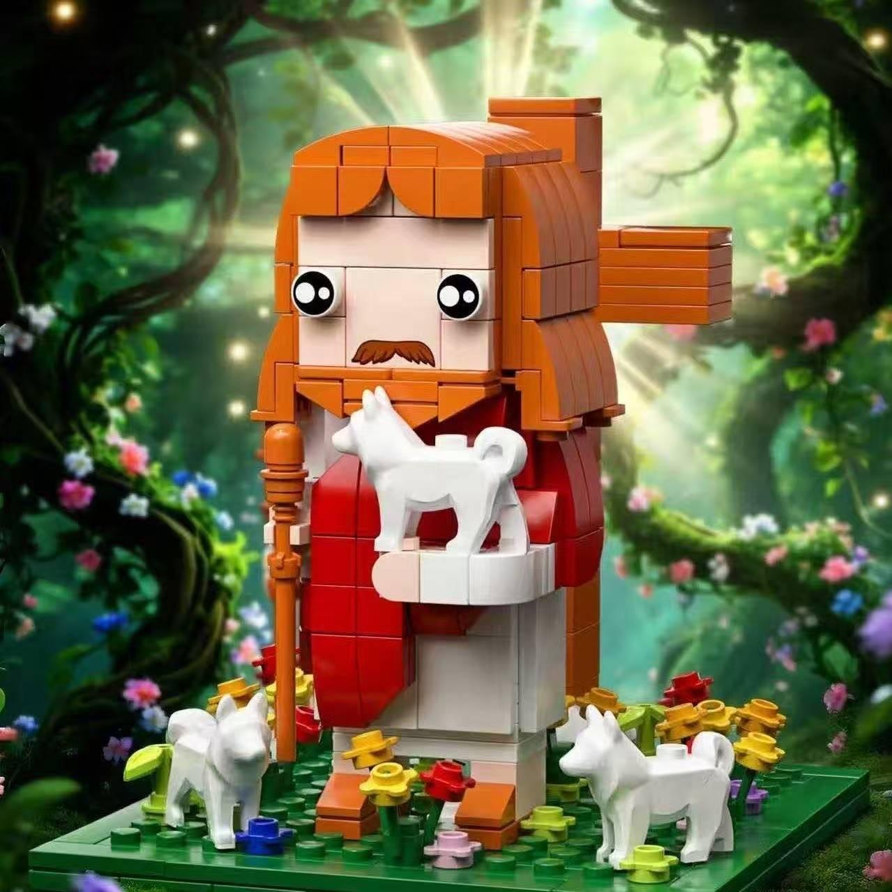 High-Quality Jesus Building Blocks, Ideal for Faith Development, Perfect Family Collection, Best Choice for Home Display