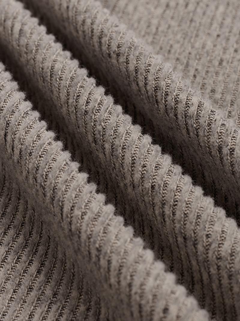 Women's Casual Comfortable Round Neck Long Sleeve Knit Sweater Set, High Waist Versatile Wide Leg Pants, 2 Piece