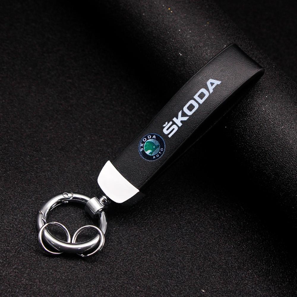 Scoda Keychain/lanyard for All Models, Sporty Customization, Fits Octavia, Superb, Kodiaq, Karoq, Crystal, Xinrui, Etc