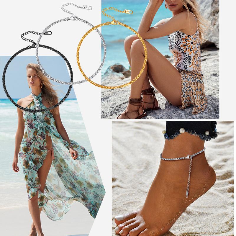 FaithHeart Dangling Cross Bangle Benedict Medal Cross Bracelet