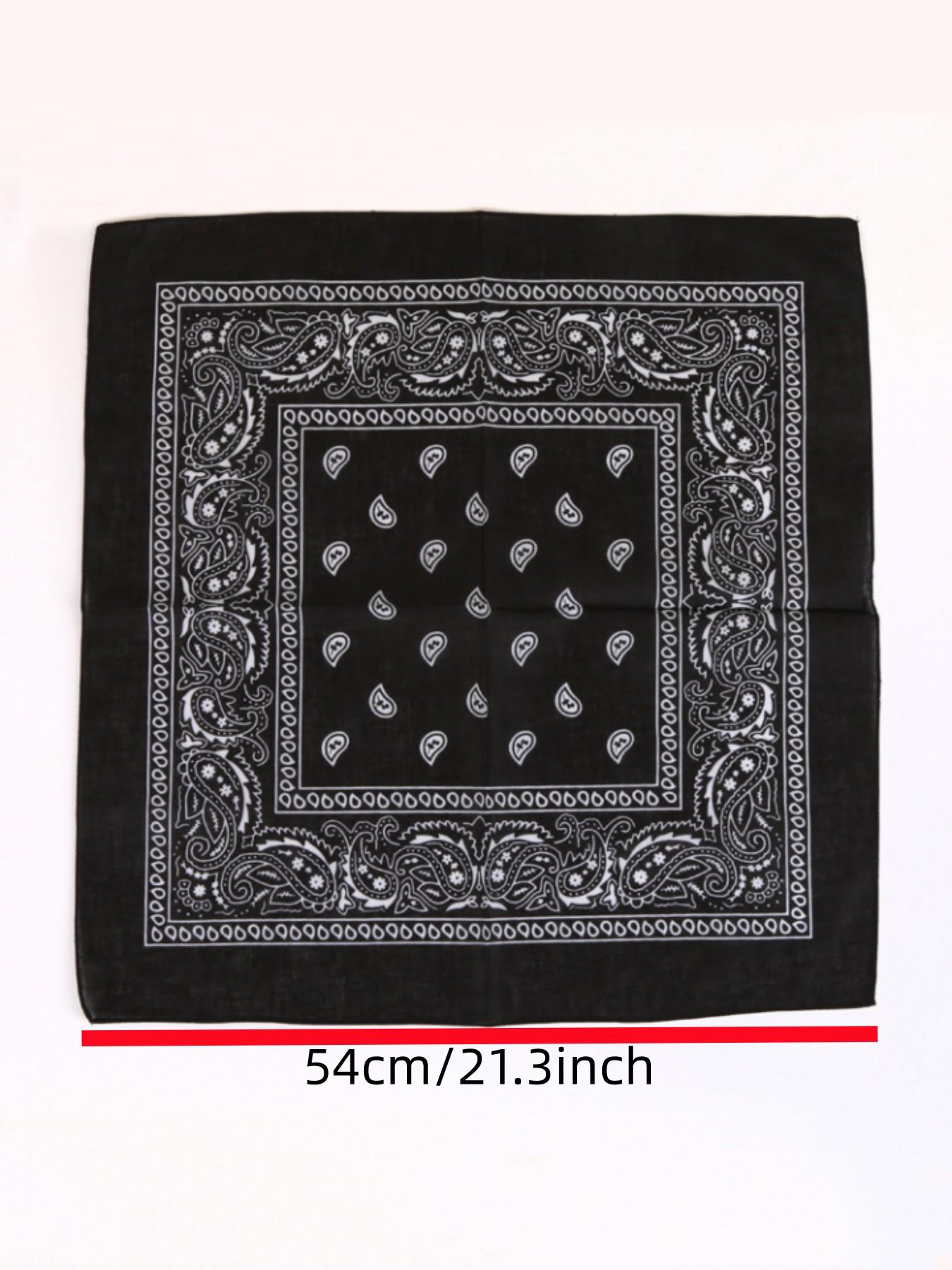 3-Piece Multifunctional Paisley Nut Flower Towel Set, Hip Hop Street Dance Outdoor Cycling Towels, Unisex