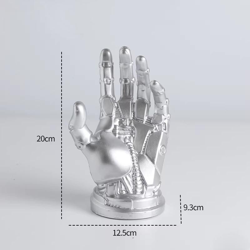 Cyberpunk Mechanical Hand Game Controller Stand, Ring Bracelet Holder, Photo Background Decor, Xbox Switch Console Accessory