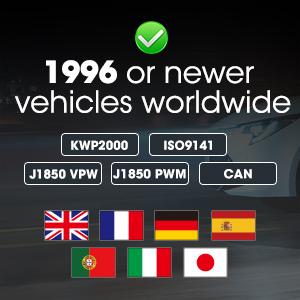 TOPDON AL300, OBD2 Scanner Code Reader, car Auto Diagnostic Tool with Full OBD2 Functions, Engine Fault Code Reader CAN Scan Tool, HD LCD Display Screen, for Cars After 1996