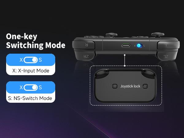 Mini Lightweight Pocket Wireless Game Controller Switch 1/2, Bluetooth-compatible Gaming Joystick for PC Android iOS Phone Tablet Laptop Huawei