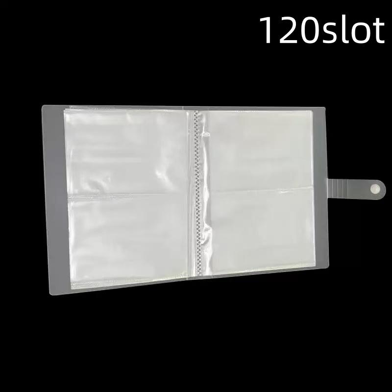 Nail Sticker Storage Book, 1 Count 80/120/160 Slot Nail Art Sticker Collection Book, Nail Tool Organizer Display Notebook