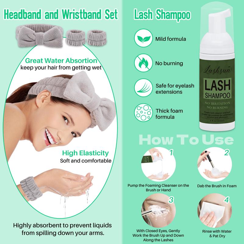 970 pcs Lash Clusters Kit D Curl 9 Styles Mix10-18mm Lashes Clusters Kit with Bond&Seal Lash Remover Brush Lash Applicator Headband Wristband set and Lash Shampoo & Brush, Perfect for Beginners & Proficient, Eyelash Extension Kit #TOP PICKS