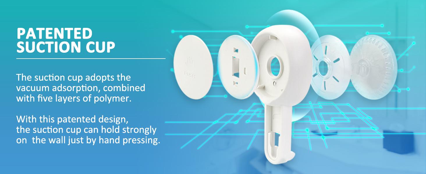 TAILI Shower Razor Holder Suction Cup 2 Pack, Vacuum Suction Razor Hanger for Shower Wall, Suction Door Hooks for Towel Loofah Sponge, Shower Razor Hooks for Bathroom Removable Waterproof, White