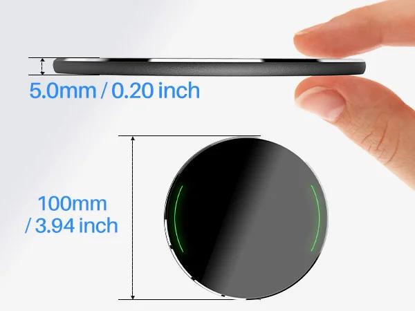 TOZO W1 Wireless Charger, 10W Qi-Certified Fast Charging Pad Electronic Smartphone Cellphone Mobile FathersDayGift