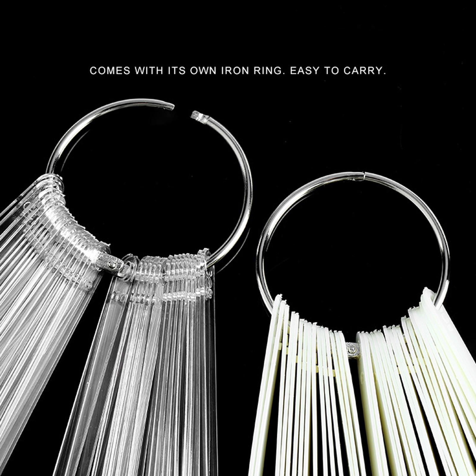 CyrilynnsNails New 50PCS Nail Products Nail Fan Card Polish Card Nail PolishPractice Polish Color Plate