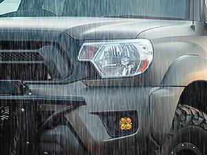 Nilight 2012 2013 2014 2015 Toyota Tacoma Headlight Assembly Chrome Housing Amber Reflector Clear Lens