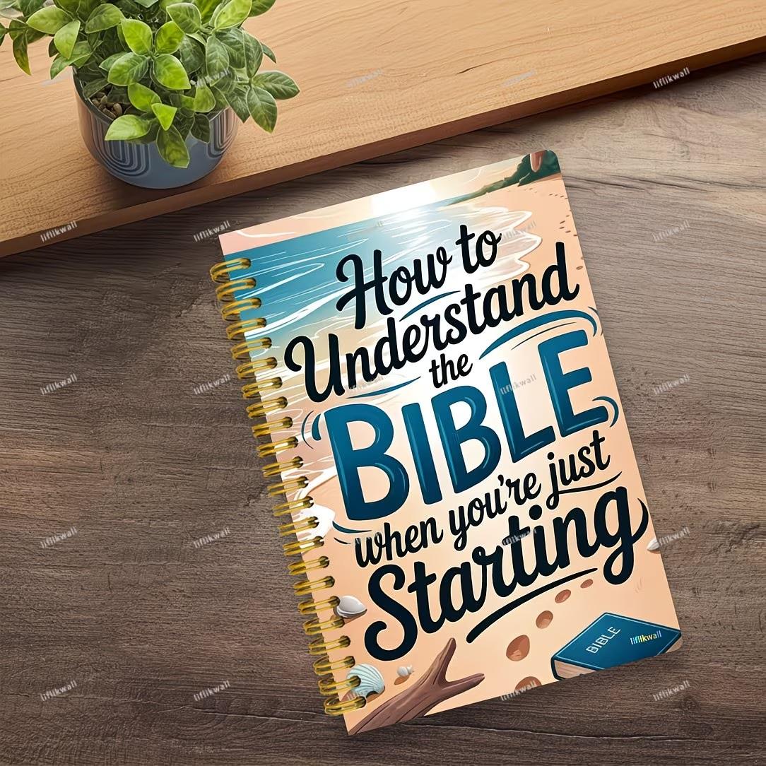 Bible Study Plan Guide, 52-Week Cycle, Size 13.97×21.08cm, Includes Registration, Reading, Prayer & Exploring the Power of the Bible
