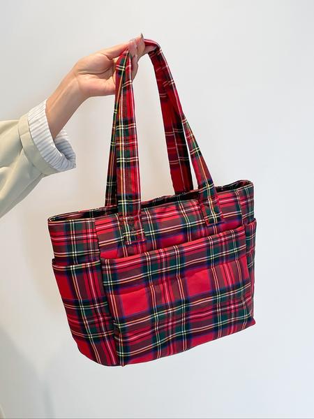 26 Valentine's Day Women's Solid Color Quilted Tote Bag, Lightweight Puffer Design Shoulder Bag for Travel & Work & Beach, Casual Trendy Versatile High-quality Daily Commuting Bag