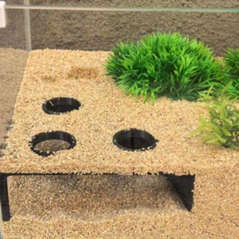 Aquarium Fish Tank Corner Hideaway Cave, Suitable for Fish and Shrimp, Aquarium Hidden Spot, Shrimp Tunnel Aquascape