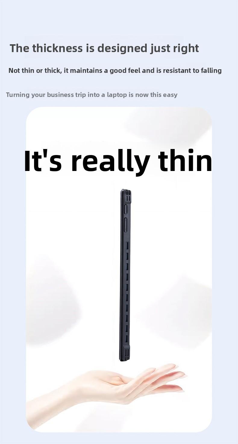 Shockproof Silicone Case for Microsoft Surface Pro 9/10/11, Full Body Protective Cover with Built-in Stand, Compatible with Type Cover Keyboard, Anti-Scratch Rugged TPU Shell for 12.9 Inch Surface Tablet