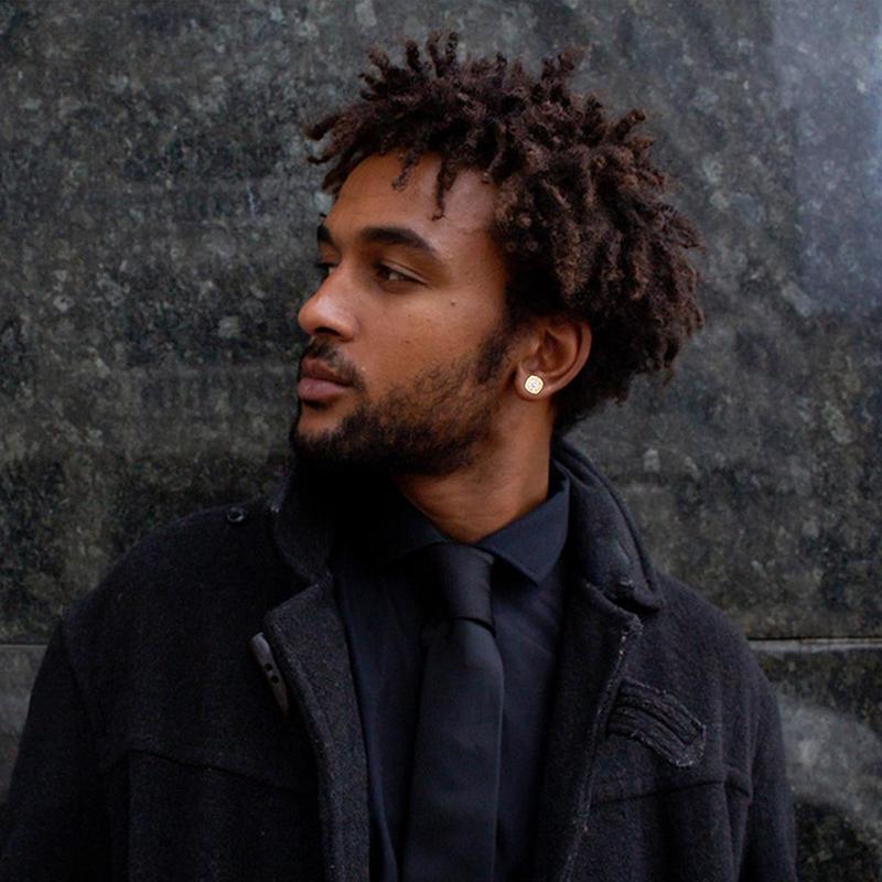 【#E250】925 Sterling Silver Synthetic Moissanite Square Halo Earrings for Women Men Jewelry Gifts Hip Hop Rapper