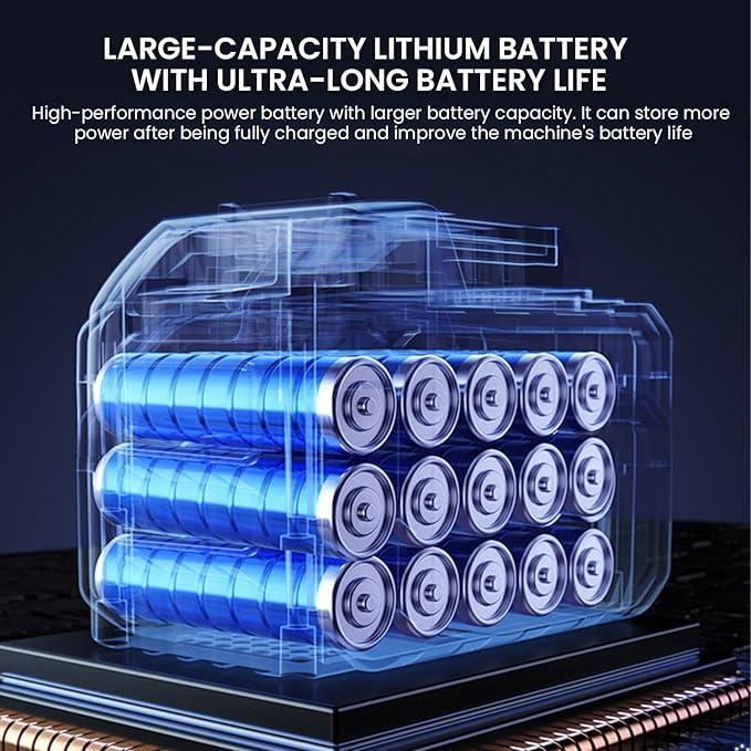 New professional cordless drill, 36VF dual speed two electric one charging power screwdriver, rechargeable lithium electric drill, electric screwdriver tool hand drill set, 24 piece tool box flat plug.