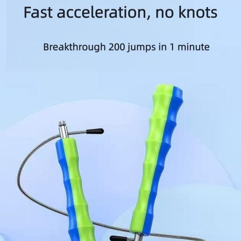 Unisex Fitness Jump Rope, High-End Steel Wire for Interval Training, Ultra-Light Double-Under, Perfect Gift for Christmas and Halloween