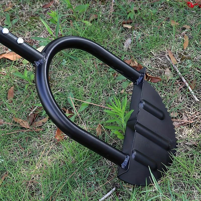 Manual Trimming Shovel with Handle, Semi-Circular Lawn Edging Tool, Serrated Hand Lawn Edging Tool for Step Trimming, 1pc Gardening Tool, Lawn Edger Tool