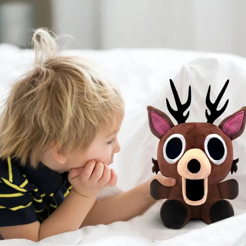 99 Nights in The Forest Plushies - 9.8" Ultra Soft Adorable Stuffed 99Nights Deer Monster Animal Toy, KawaiiAnime Game Character, Cute Gift for Kids & Fans
