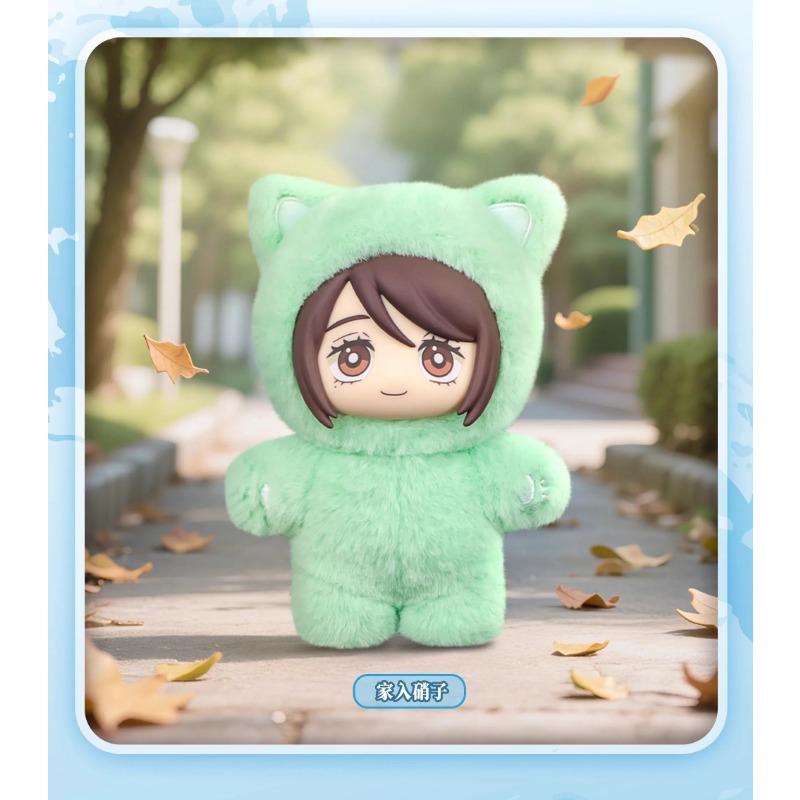 Original Jujutsu Kaisen 2 Cat Ear Plushie Series Blind Box Mystery Box Anime Figure Room Decoration Collection Kids Custom Gift