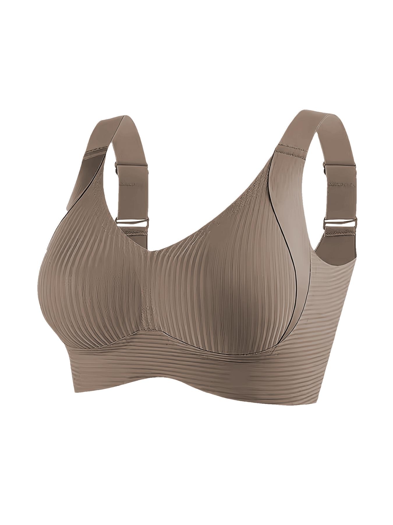 Women's Wireless Bra Set, Seamless Medium Support, Adjustable Straps, Comfortable Breathable Fabric, Casual Style, All Seasons Wear