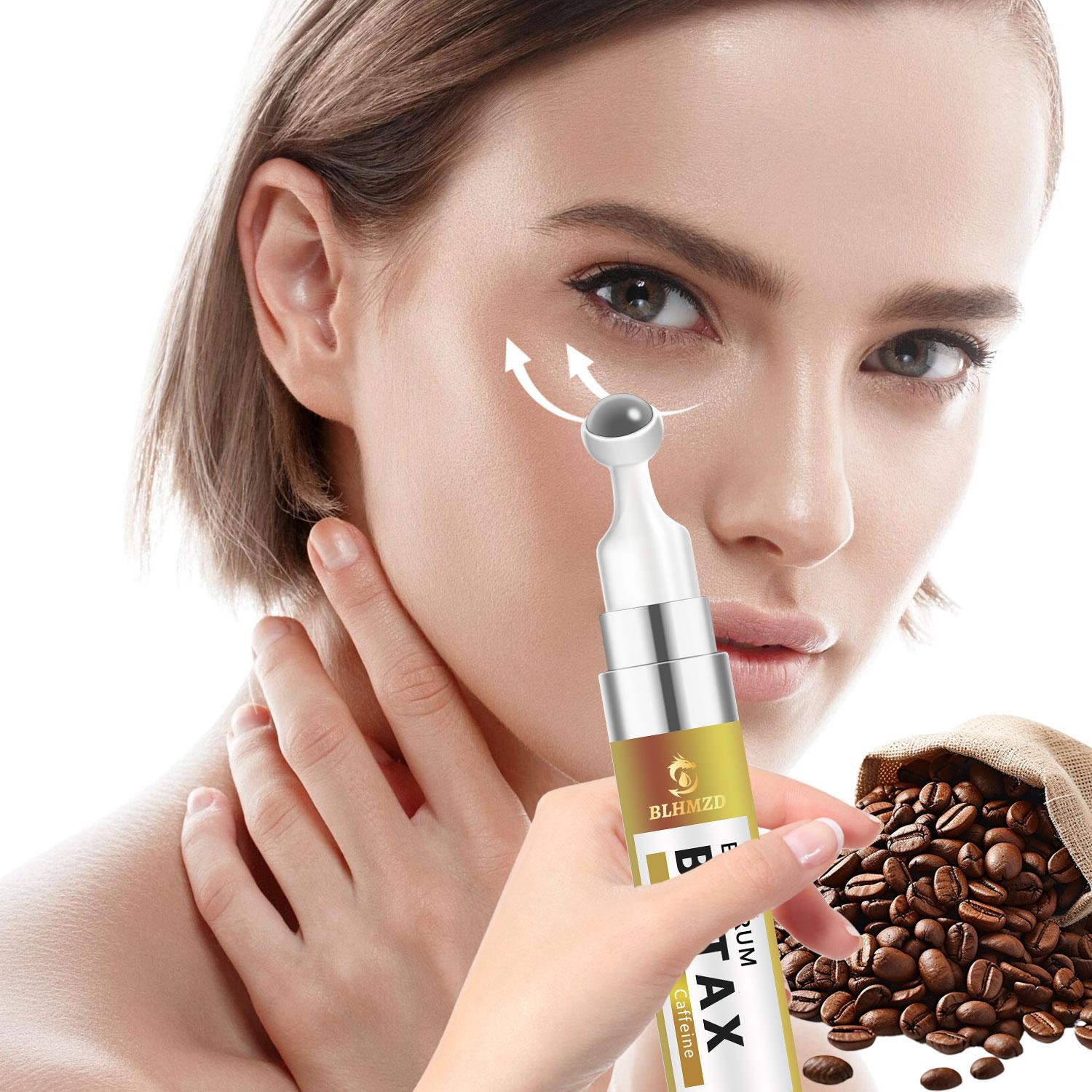 Botax Essence 2pcs, 1% Hyaluronic Acid + Caffeine Extract, Suitable for Eye Corners and Skin, Tightening Non-Dry, Eye Bag Remover, Summer Unisex, 15ML X 2