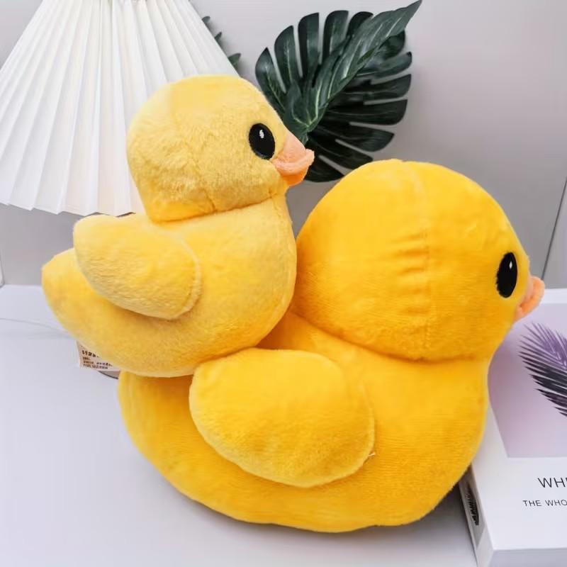 New Large Duck Plush Pillow Stuffed Animal Toy, Soft Texture, Beautiful Color, Cozy Cushion, Bedroom Living Room Sofa Decor (24cm*21cm*19)
