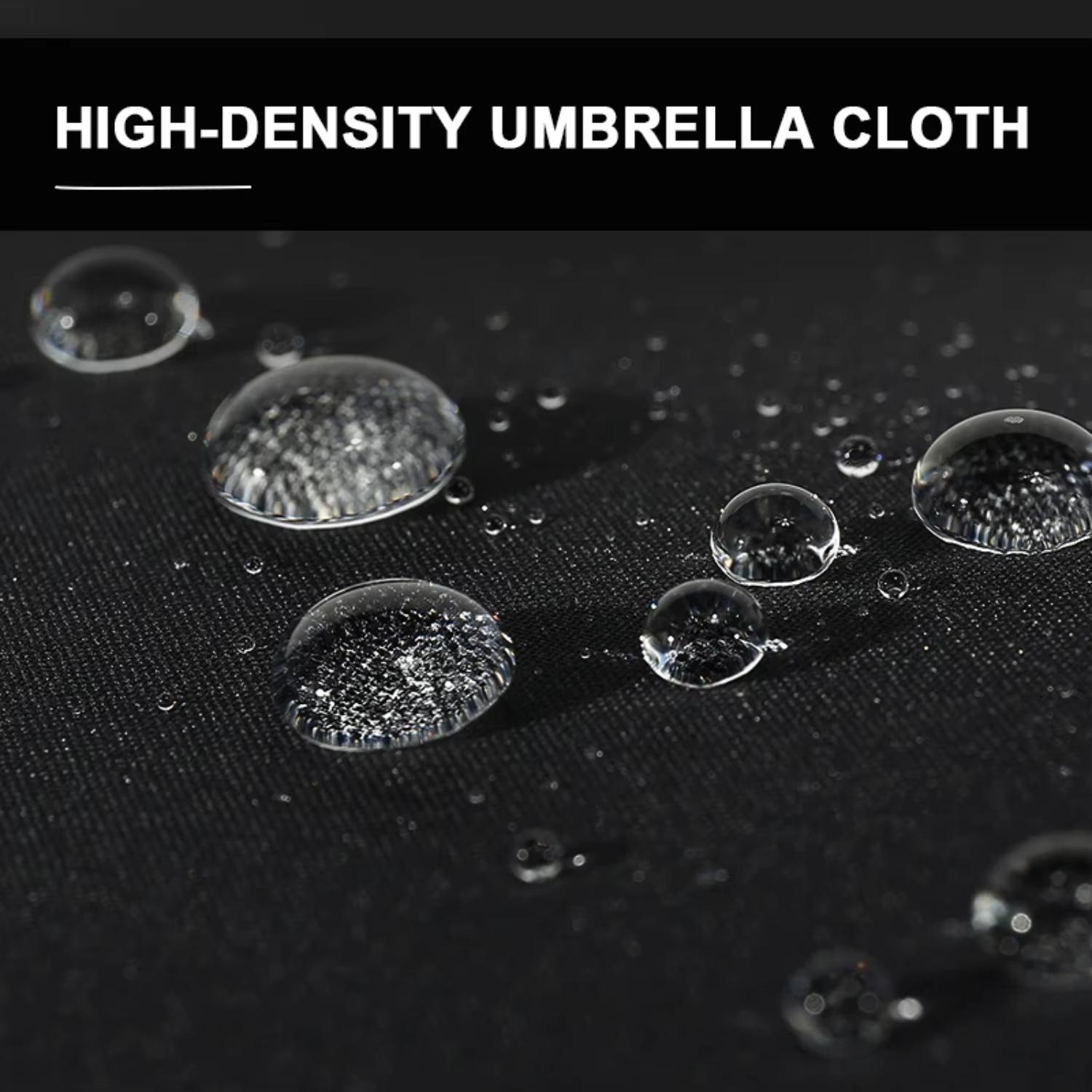 Luxury Business Umbrella, Windproof Sunscreen Folding Umbrella, Automatic Open, Double Layer 10 Rib Design, Lightweight & Portable