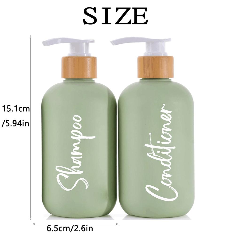 Elegant Bathroom Accessories Set, Fashion Design Liquid Soap Dispenser, Shampoo Dispenser, Perfect for Storing Lotion, Wall Mounted, 2 Piece Kit