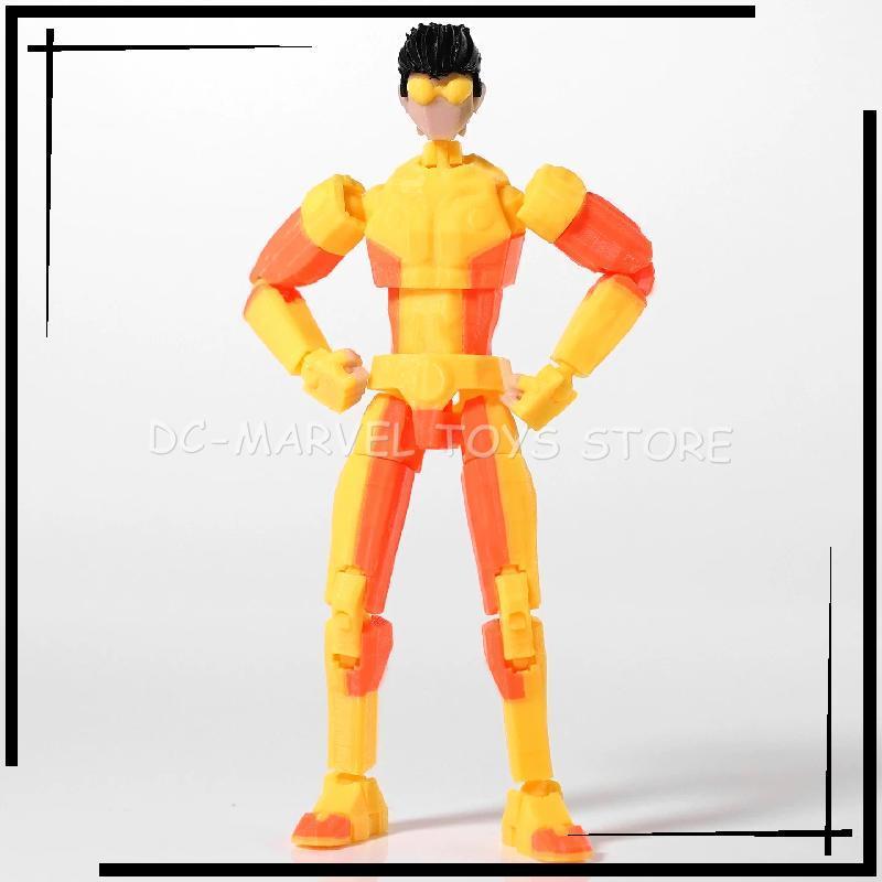 New In Stock 3d Printed Invincible Boy Stripe Mark Light Blue Mark Dummy13 T13 Multi-Jointed Shapeshift Action Figure Toys
