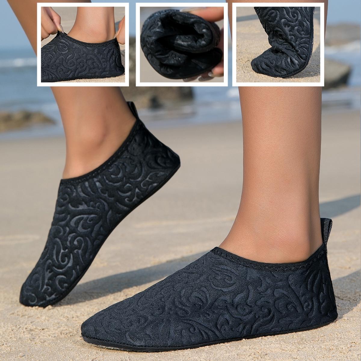 Unisex Springbreak Indoor Barefootshoes Easy-On Yoga Shoes Women Barefootshoes Foldable Water Shoes Breathable Gymshoes, Men Quick-Dry Beach Shoes, Couples' Style