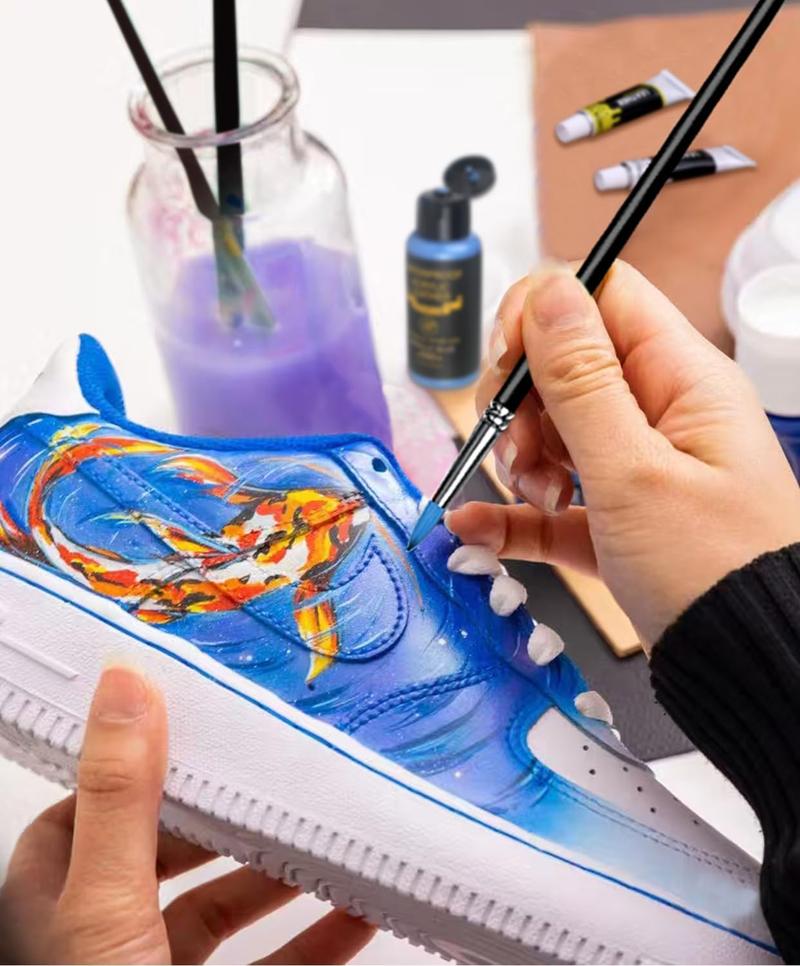 Colorful Acrylic Leather Paint for Shoe Painting- 12 Color Leather Paint for Bag & Wallet Decor, Leather Jacket Care, Crafts DIY & Customizing Leather Projects crayon cerulean Art Supplies coloring supplies Colorful Acrylic Leather Paint for Shoe Painting- 12 Color Leather Paint for Bag & Wallet Decor, Leather Jacket Care, Crafts DIY & Customizing Leather Projects crayon cerulean Art Supplies coloring supplies