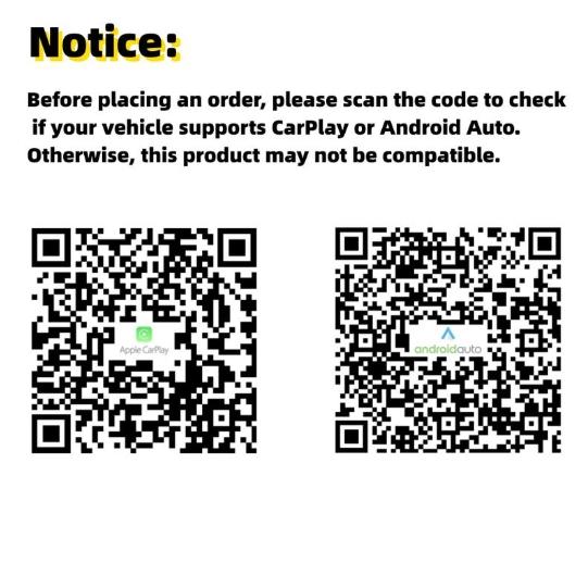 Wireless CarPlay Adapter,Android Auto Wireless Adapter,Auto Adapter,Converts Factory Wired to Wireless,Mini Size,for Apple iOS 10+/Android 11+,With Type-C Adapter,Carplay Dongle