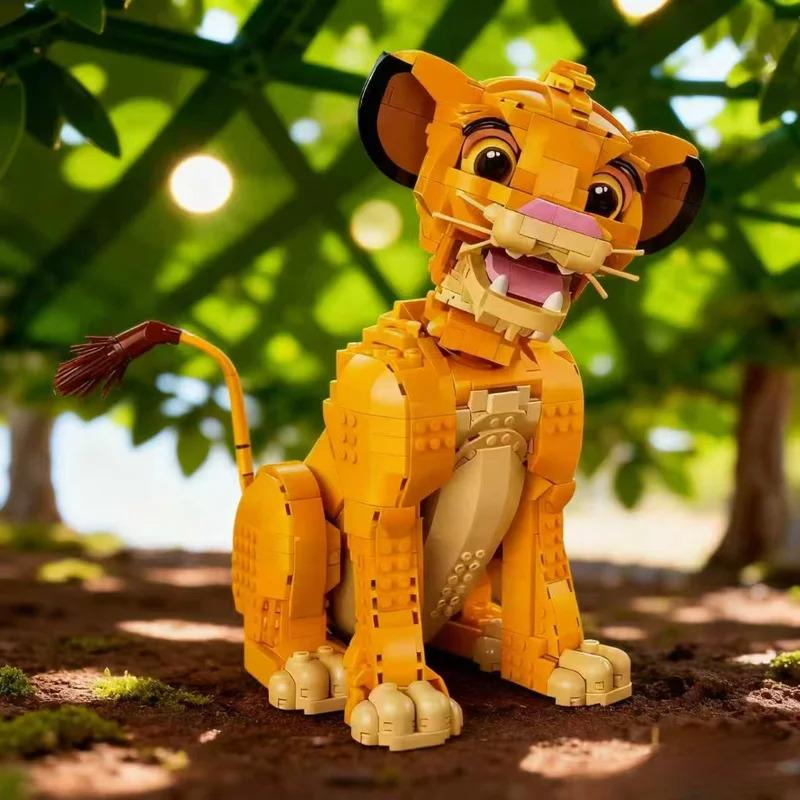 1445Pcs FIT 43247 Lion King Building Block Model DIY Creative custom gifts Bricks Animal Figures Toys For Kids Adults Birthday Christmas Gifts